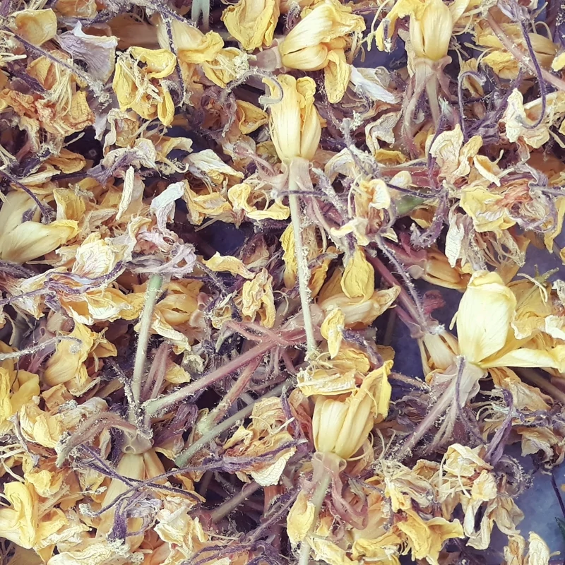 گل مغربی خشک و دستچین زرد و صورتی 100 گرمی