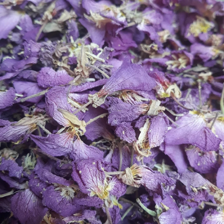 گل مغربی خشک و دستچین زرد و صورتی 100 گرمی