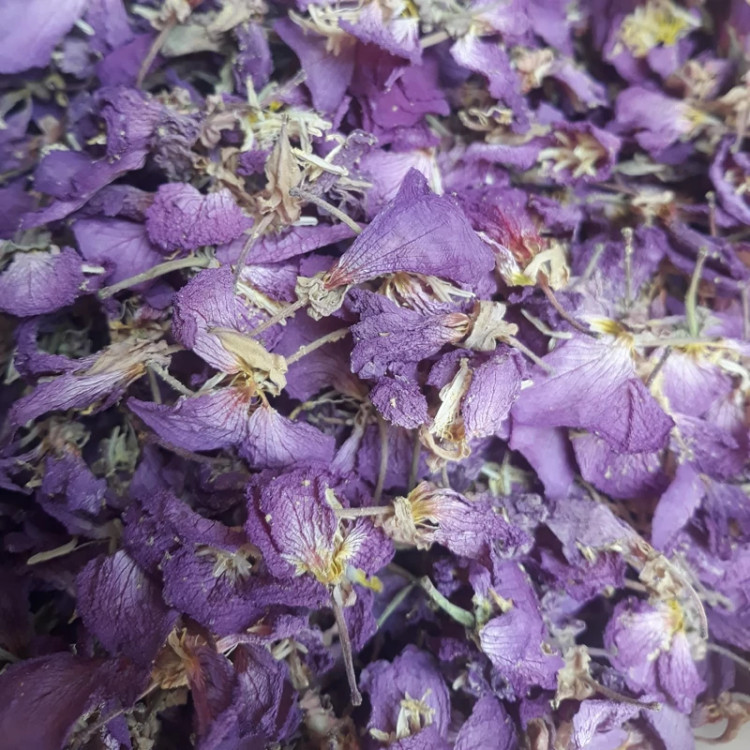 گل مغربی خشک و دستچین زرد و صورتی 100 گرمی