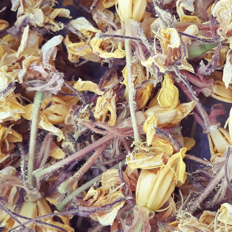 گل مغربی خشک و دستچین زرد و صورتی 100 گرمی